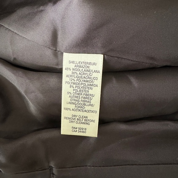 Juicy Couture Vintage Y2K Black Grey Tweed Crop Pea Jacket | Size 2 - Picture 10 of 10